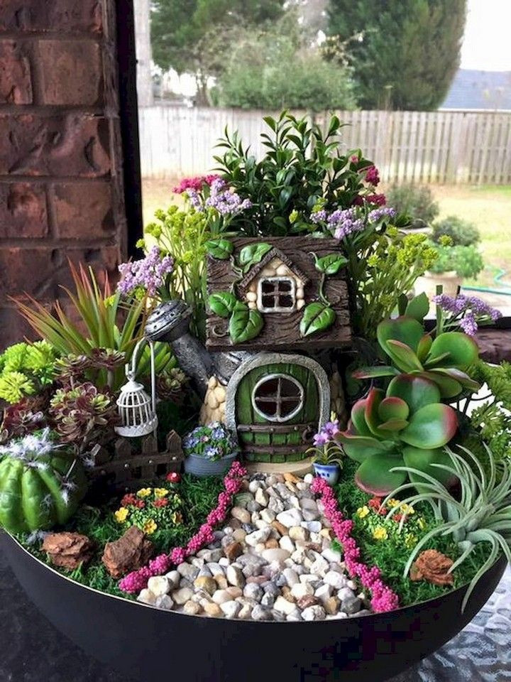 20 Endearing Miniature Fairy Haven Garden Ideas