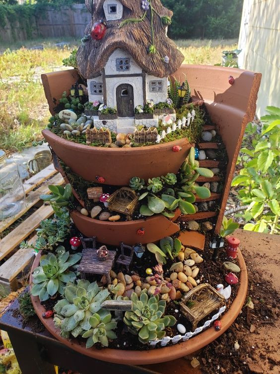 20 Endearing Miniature Fairy Haven Garden Ideas