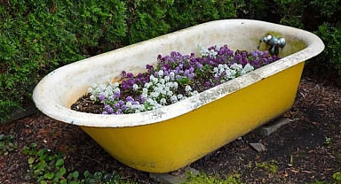 20 Out of The Ordinary Recycled Garden Planters